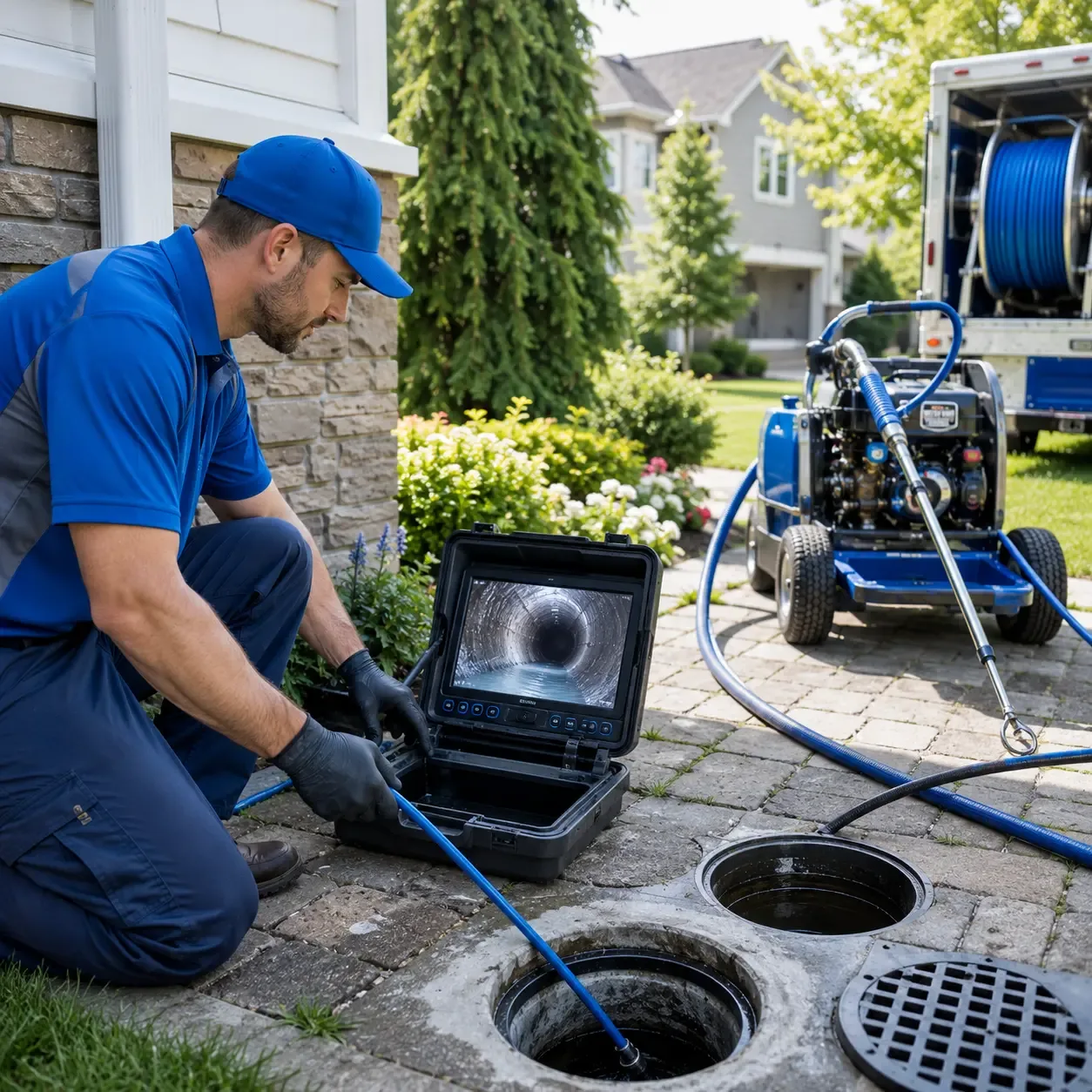 Outdoor drain cleaning professionals serving Zarephath, NJ